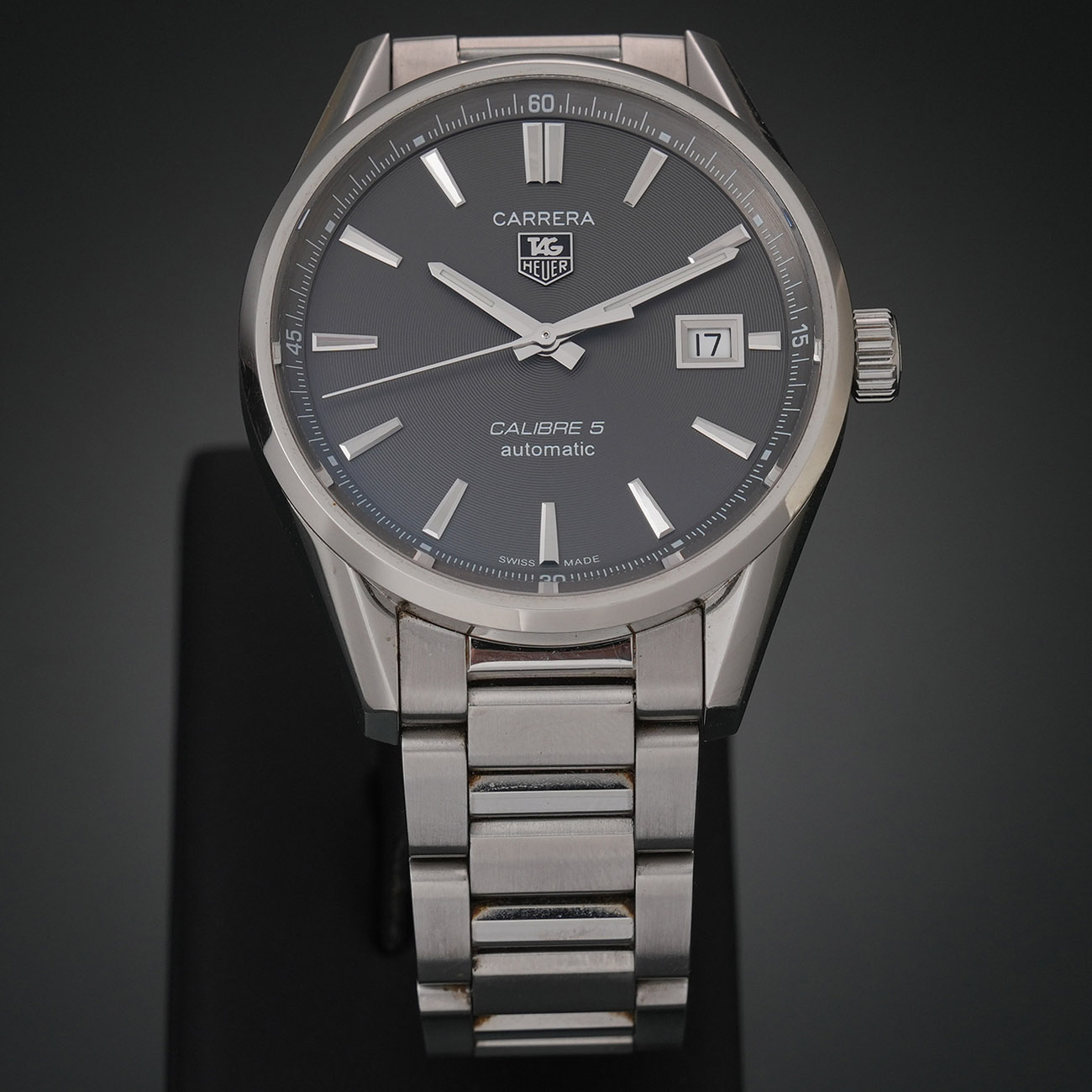 TAG HEUER(USED)태그호이어 까레라 칼리버5 데이트 스틸 WAR211C-4
